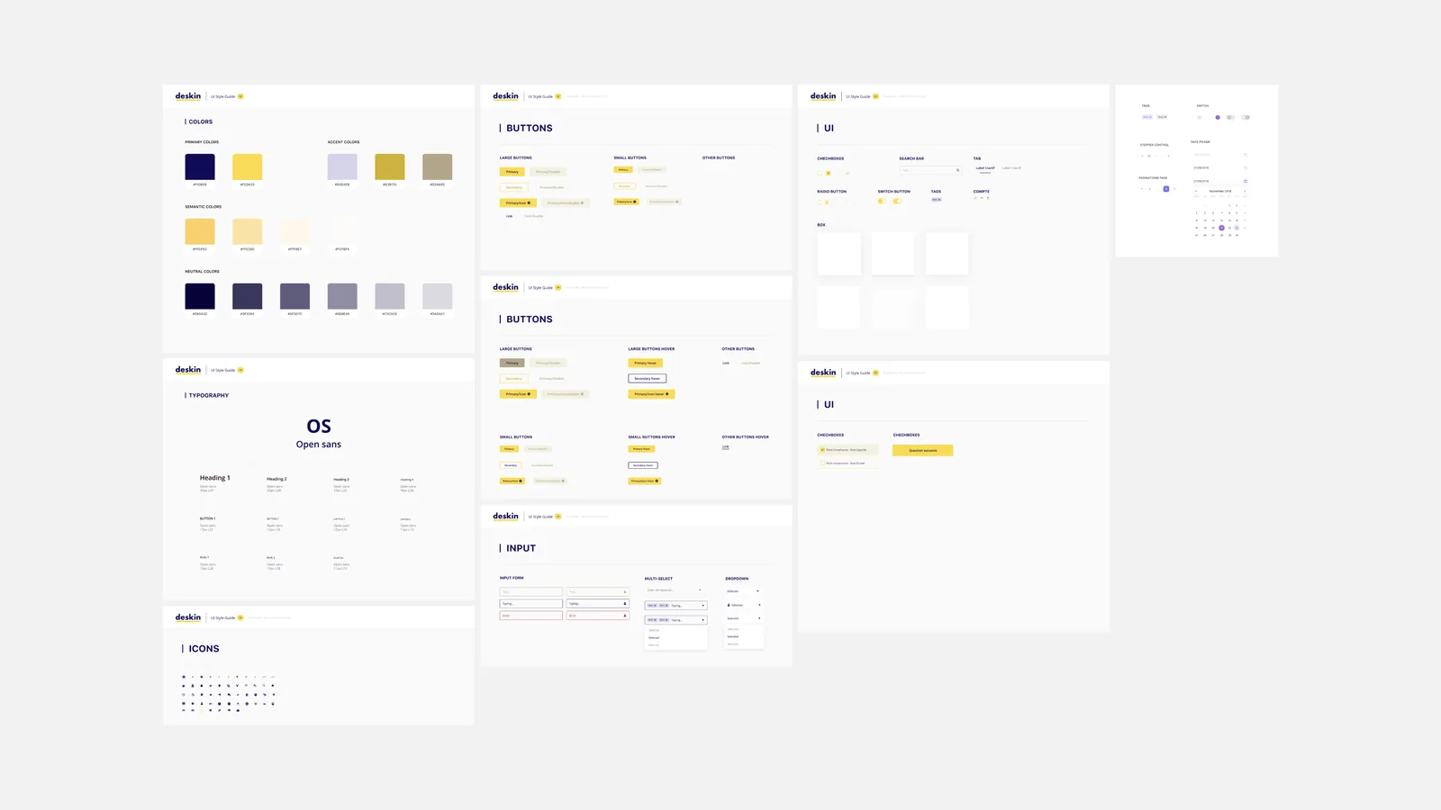 Sample of the old UI library